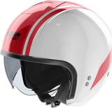 Casco Urban Commuting Per Moto Nolan N20-2 Bianco / Rosso Dolce Vita 347 Taglia Xxs