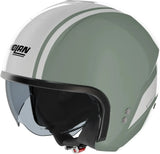 Casco Urban Commuting Per Moto Nolan N20-2 Verde Grigio / Bianco Dolce Vita 348 Taglia L