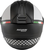 Casco Urban Commuting Per Moto Nolan N40-5 06 Nero / Bianco / Scacchi Bellavista 341 Taglia L