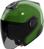 Casco Urban Commuting Per Moto Nolan N40-5 06 Verde Metallo Classico Nobile 336 Taglia Xs