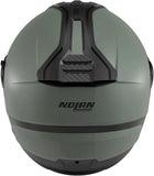 Casco Urban Commuting Per Moto Nolan N40-5 06 Verde Grigio Classico Nobile 337 Taglia Xl