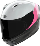 Casco Integrale Speeding Per Moto Nolan N60-6 Nero / Perla / Fucsia Verniciatura Speciale 347 Taglia Xxs