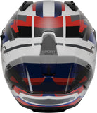 Casco Integrale Speeding Per Moto Nolan N60-6 Sport Bianco / Blu / Rosso Corsa 355 Taglia M