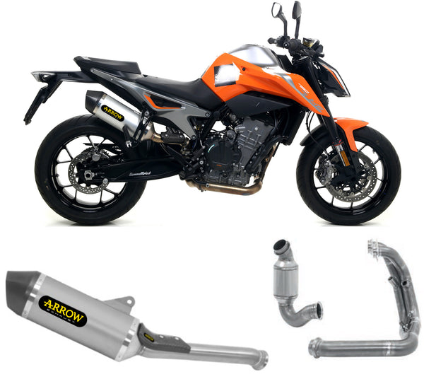 ARROW SCARICO COMPLETO OMOLOGATO OPEN RACE-TECH TITANIO FONDELLO CARBY COMPATIBILE CON KTM 890 DUKE R 20/23