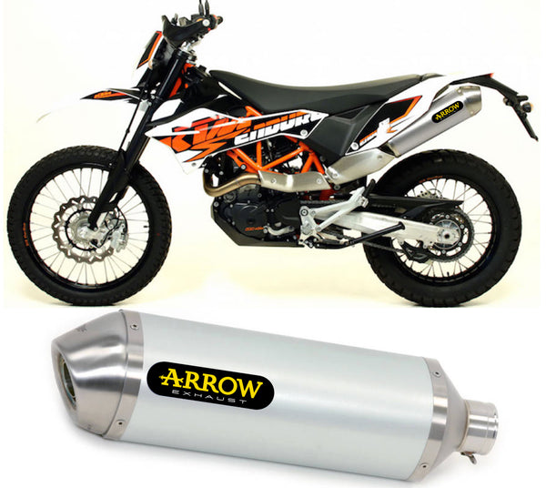 ARROW SCARICO OMOLOGATO OPEN RACE-TECH ALLUMINIO COMPATIBILE CON KTM 690 MOTARD 09/16