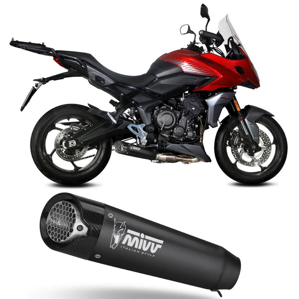 MIVV SCARICO COMPLETO RACING NOCAT X-M5 INOX NERO COMPATIBILE CON TRIUMPH TIGER 660 SPORT 2022