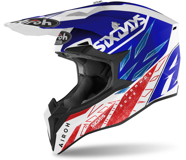 AIROH CASCO MOTO WRSX38 WRAAP SIX DAYS 2022 FRANCE LUCIDO M 