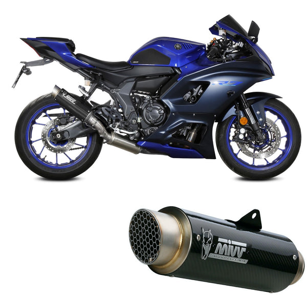 MIVV SCARICO RACING NOCAT GP-PRO CARBON POSIZIONE ALTO COMPATIBILE CON YAMAHA YZF R7 2022